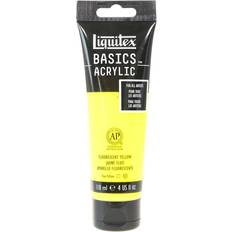 Liquitex Basics Acrylics Colors fluorescent yellow 4 oz. tube