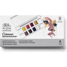 Winsor & Newton Cotman Watercolour Portrait Pocket Set 8 H/Ps Brush