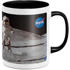 Nasa Moon And Flag Mug 32.5cl