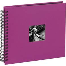 Hama Fine Art Spiral Bound Album 36x32cm 50 Black Pages Pink