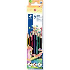 Staedtler Colour pencil Noris colour 185 Set hexagonal 185 C6 Yellow, Red, Red lilac, Light blue, Green, van-Dyke brown 6 pc(s)