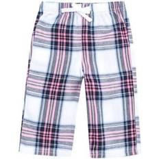 Larkwood Baby Tartan Trousers - White Pink Check