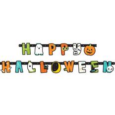 Amscan 9907451 Halloween Friends Party Letter Banner Decoration 1.92 m