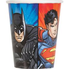 Unique Party 49966 9oz Justice League Paper Cups, Pack of 8