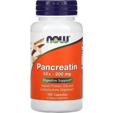 Now Foods Pancreatin 10X 200 mg (100 capsules)