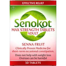 Senokot Max Strength Adult 10 Tablets