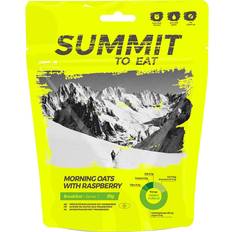 Freeze Dried Food Summit to Eat Morning Oats with Raspberry Camping Food