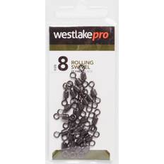 Jigs Fishing Lures & Baits Westlake Rolling Swivel Size 8 20Pk, Black