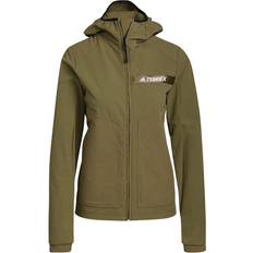 Adidas Women's Terrex Multi-Stretch Softshell Jacket - Focus Olive