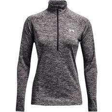 Under Armour Tech Twist ½ Zip Top Women - Jet Gray/Gray Wolf