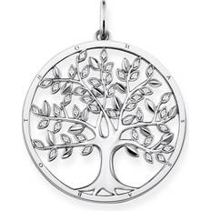 Thomas Sabo Tree of Love Pendant - Silver/Transparent