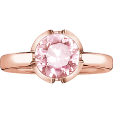 Thomas Sabo Signature Line Pink Small Ring - Pink/Rose Gold Coloured