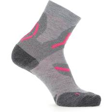 UYN Trekking 2in Merino Socks Women - Light Grey/Pink