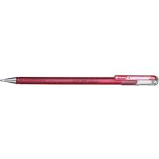 Pentel Hybrid Dual Metallic Gel Pen Pink and Metallic Pink, Metallic Pink