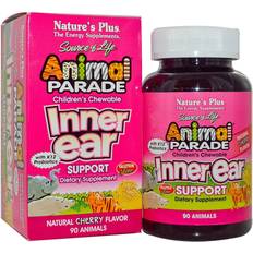 Nature's Plus Children's Chewable Inner Ear Support, Natural Cherry Flavor (90 Animals)