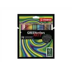 Stabilo Pack of 24 Green Arty Pencils