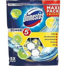 Domestos Power 5 WC Rim Block Lime