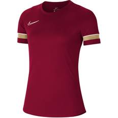 Nike Academy 21 T-shirt Women - Team Red/White/Jersey Gold