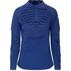 Nike Therma-FIT Strike Winter Warrior Drill Top Women - Blue Void/Deep Royal Blue/Volt