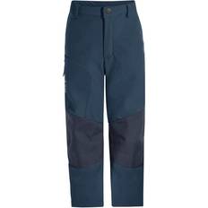 Reinforced Knees Soft Shell Pants Children's Clothing Vaude Kid's Rondane Softshell Trousers - Dark Sea