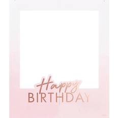 Ginger Ray Rose Gold Foiled Personalised Happy Birthday Polaroid Frame
