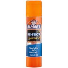 Water Based Glitter Glue Elmers Re-Stick Glue Stick 8g (Pack 10)