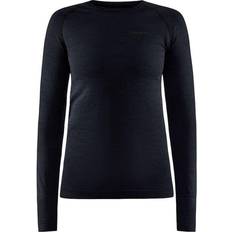 Skiing - Women Base Layer Tops Craft Core Dry Active Comfort LS Women - Black