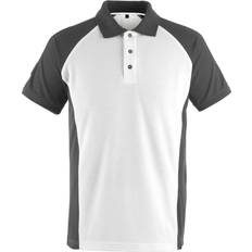 Polyester - Unisex Polo Shirts Mascot Unique Bottrop Polo Shirt Unisex - White/Dark Anthracite