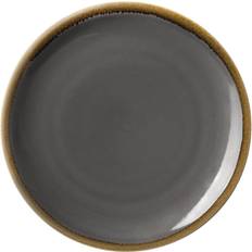 Brown Dishes Olympia Kiln Coupe Dinner Plate 23cm 6pcs