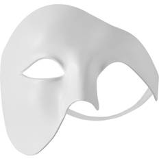 White Half Masks tectake Venetian Phantom Mask White
