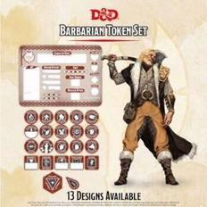 Blackfire Dungeons & Dragons Barbarian Token Set