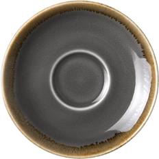 Brown Dishes Olympia Kiln Espresso Saucer Plate 11.5cm 6pcs