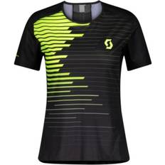 Scott RC Run Short Sleeve Women - Black/Yellow