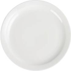 Olympia Whiteware Narrow Rimmed Dessert Plate 23cm 12pcs