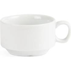 Olympia Whiteware Stacking Espresso Cup 8.5cl 12pcs