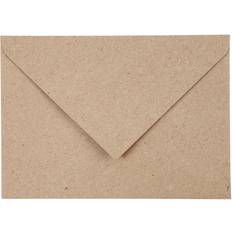 Recycled Envelopes, envelope size 11,5x16 cm, 120 g, beige, 50 pc/ 1 pack