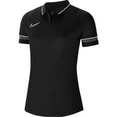 Nike Women Polo Shirts Nike Academy 21 Polo Shirt Women - Black/White/Anthracite/White