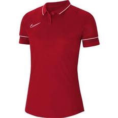 Nike Women Polo Shirts Nike Academy 21 Polo Shirt Women - University Red/White/Gym Red/White