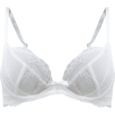 Gossard Superboost Lace Non Padded Plunge Bra - White