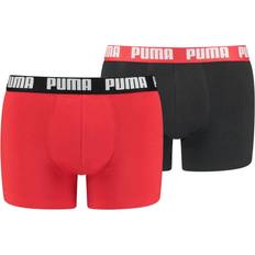 Puma Men Men's Underwear Puma Basic Boxer 2-pack - Black/Red