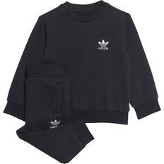 Fleece Children's Clothing adidas Infant Adicolor Crew Set - Black (HE6909)