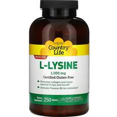 Country Life L-Lysine 1000mg 250 pcs