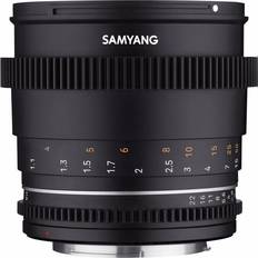 Samyang Canon EF Camera Lenses Samyang 85mm T1.5 AS IF UMC VDSLR II for Canon EF