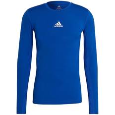 Adidas Techfit Compression Long Sleeve T-shirt Men - Team Royal Blue