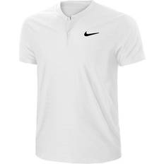 Nike Slim Polo Shirts Nike Court Dri-FIT Advantage Polo Shirt Men - White/White/Black