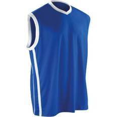 Spiro Basketball Quick Dry Top Men - Royal/White