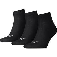 Puma Unisex Underwear Puma Quarter Training Ankle Socks 3-pack Unisex - Black