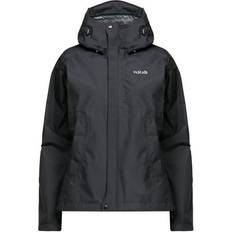 Rab Outdoor Jackets - Women - XS Rab Women's Downpour Eco Waterproof Jacket - Black