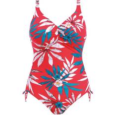 Fantasie Santos Beach V-Neck Swimsuit - Pomegranate