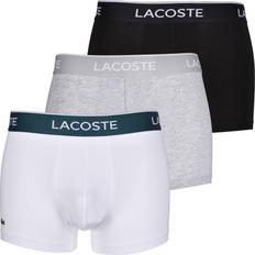 Lacoste Men Underwear Lacoste Casual Trunks 3-pack - Black/White/Grey Chine
